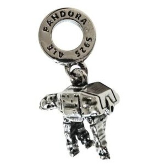 Pandora Star Wars 925 Sterling Silver At-AT Walker Robot Bracelet Pendant Charm - Picture 2 of 3